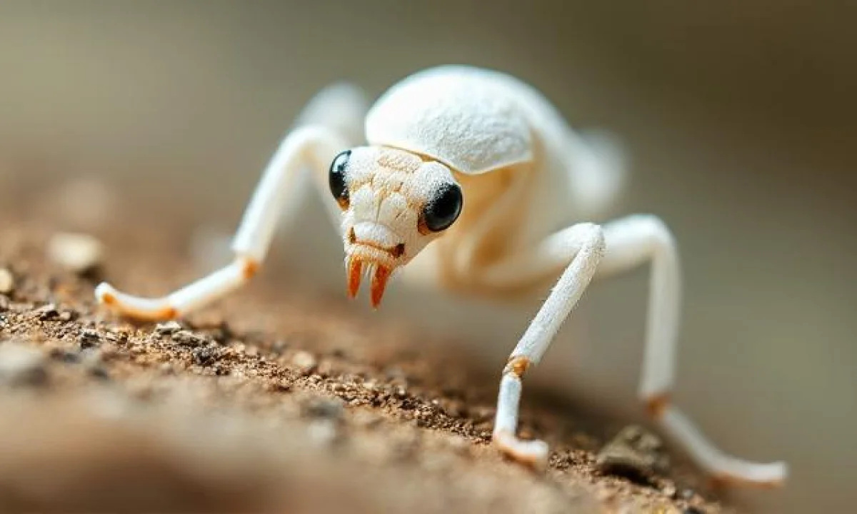 Mic insect alb în casă?