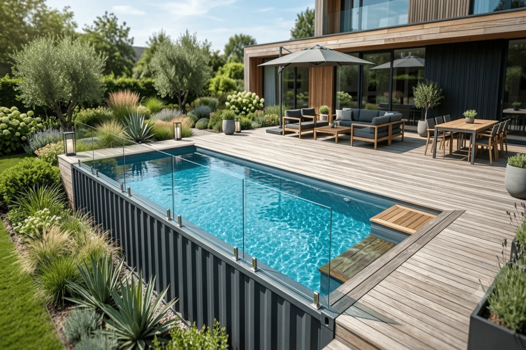 Pourquoi la piscine container séduit de plus en plus (et quel constructeur choisir)