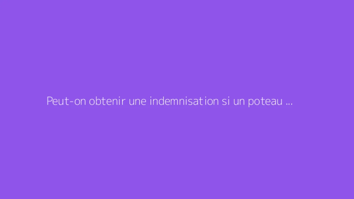 Peut-on obtenir une indemnisation si un poteau électrique est sur son terrain privé ?