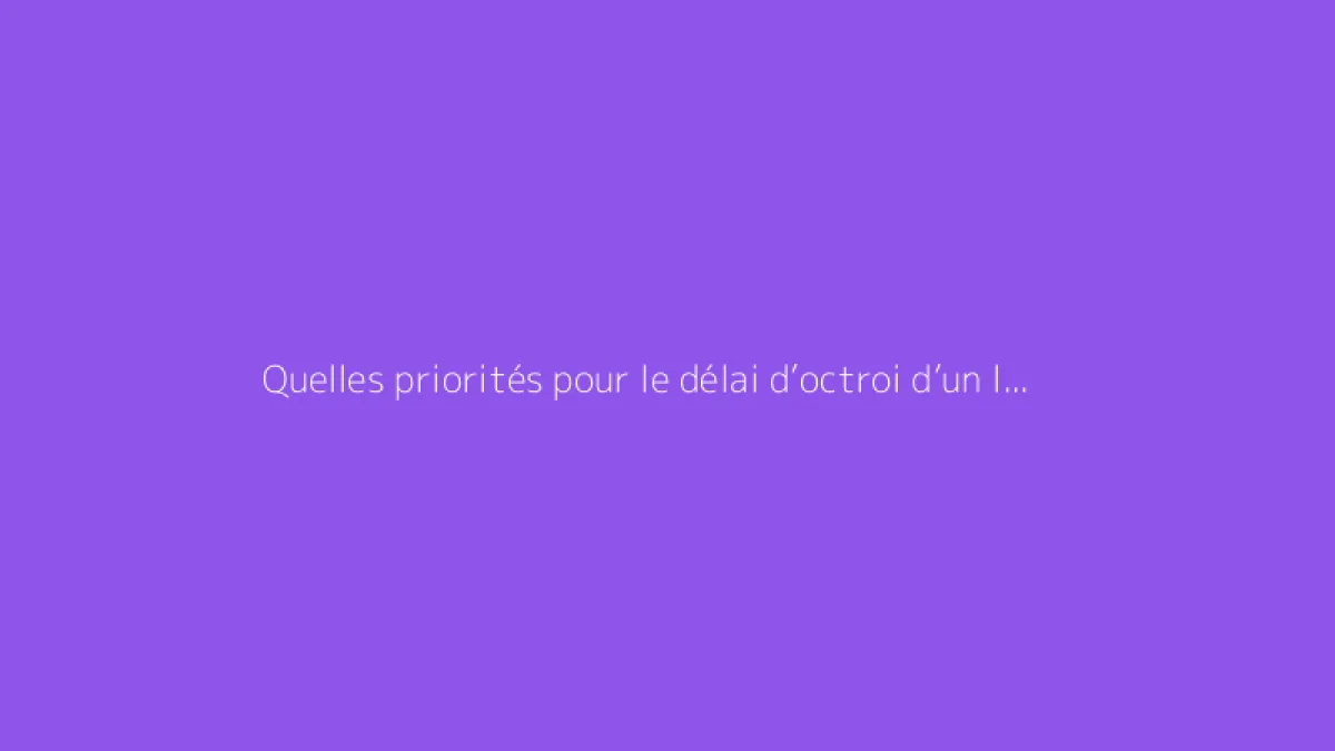 Quelles priorités pour le délai d’octroi d’un logement social quand on est enceinte ?