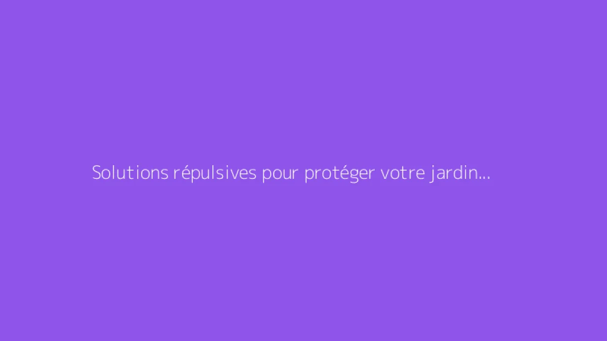 Solutions répulsives pour protéger votre jardin des blaireaux