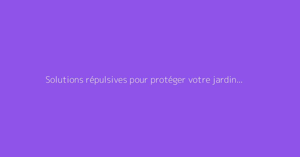 Solutions répulsives pour protéger votre jardin des blaireaux